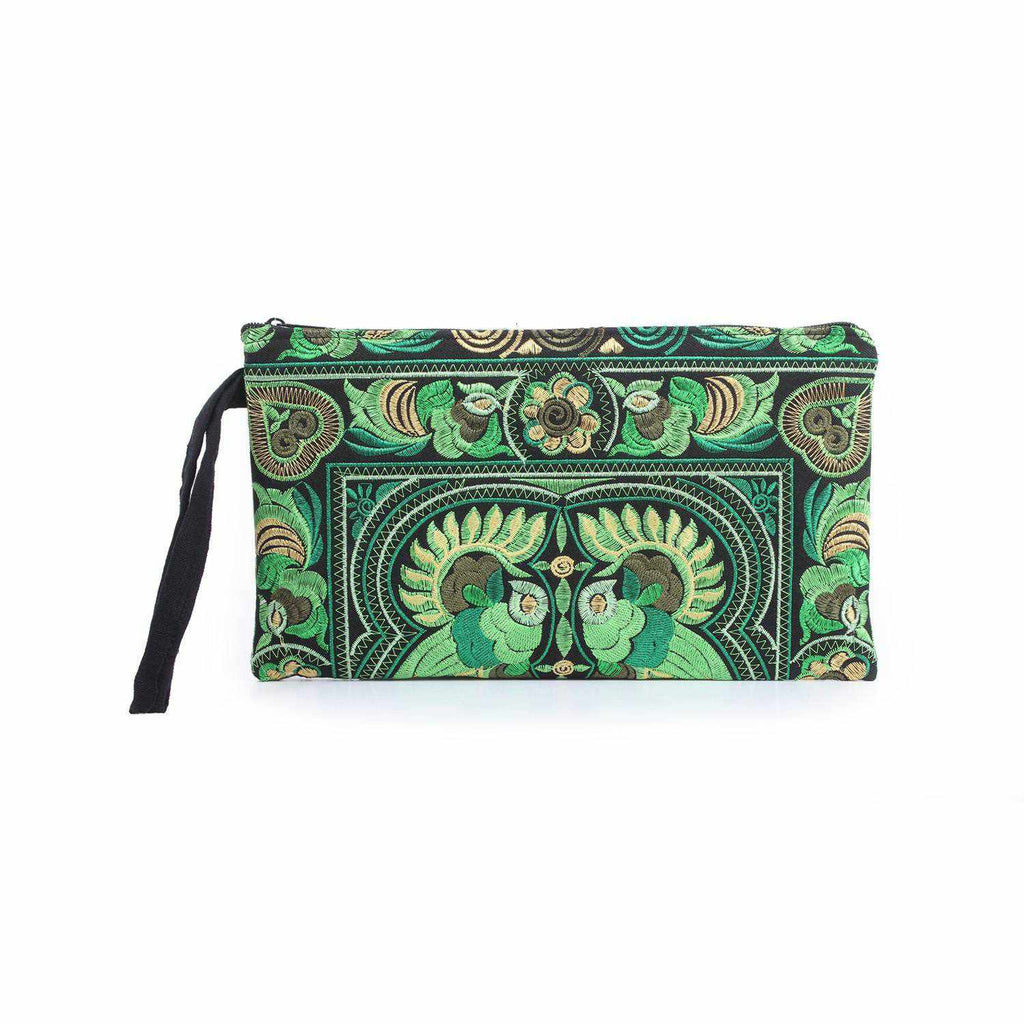 Prani Embroidered Hmong Wristlet - Thailand