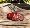 Clownfish Leather Bag Charm