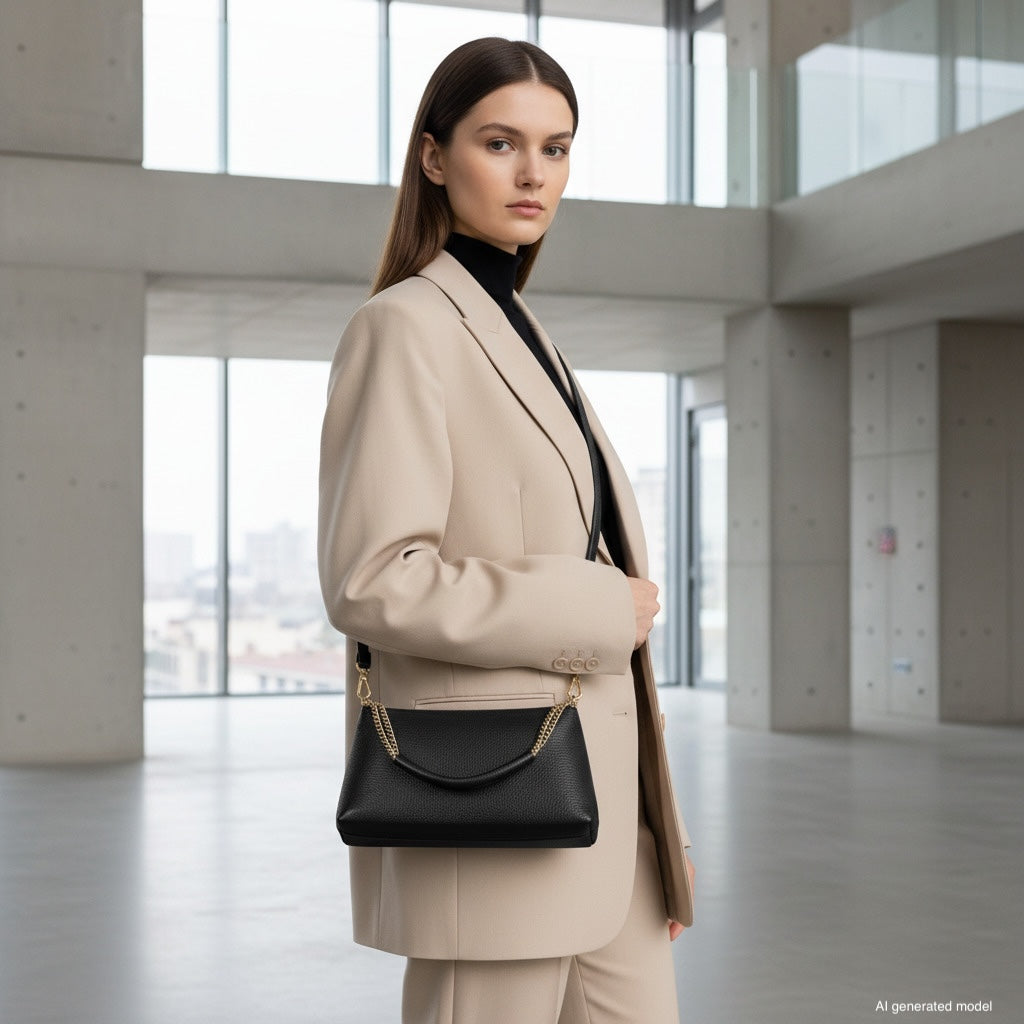 Italian Full-Grain Leather Crossbody Bag | Milano