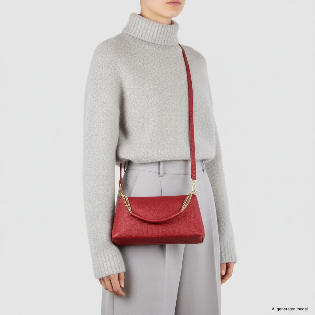 Italian Full-Grain Leather Crossbody Bag | Milano