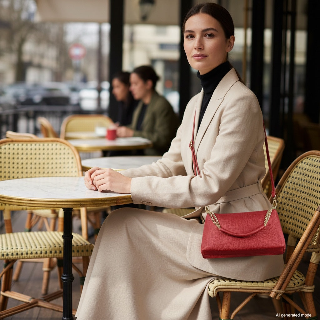 Italian Full-Grain Leather Crossbody Bag | Milano