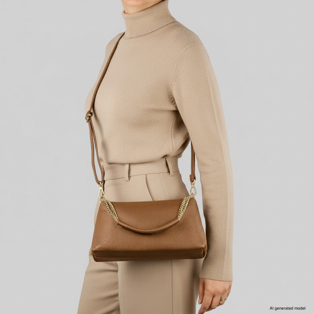 Italian Full-Grain Leather Crossbody Bag | Milano