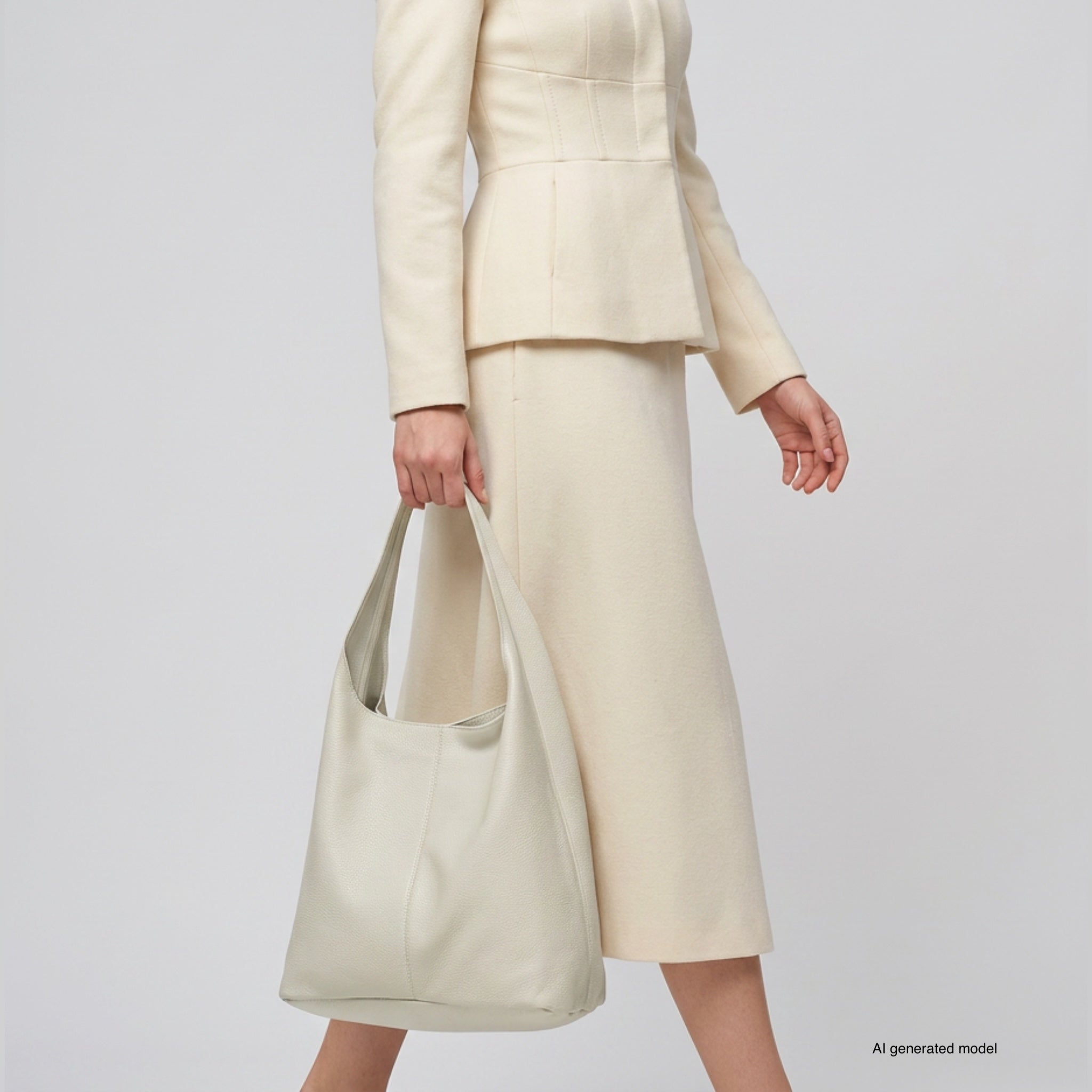 Italian Full-Grain Leather Hobo Bag | Siena
