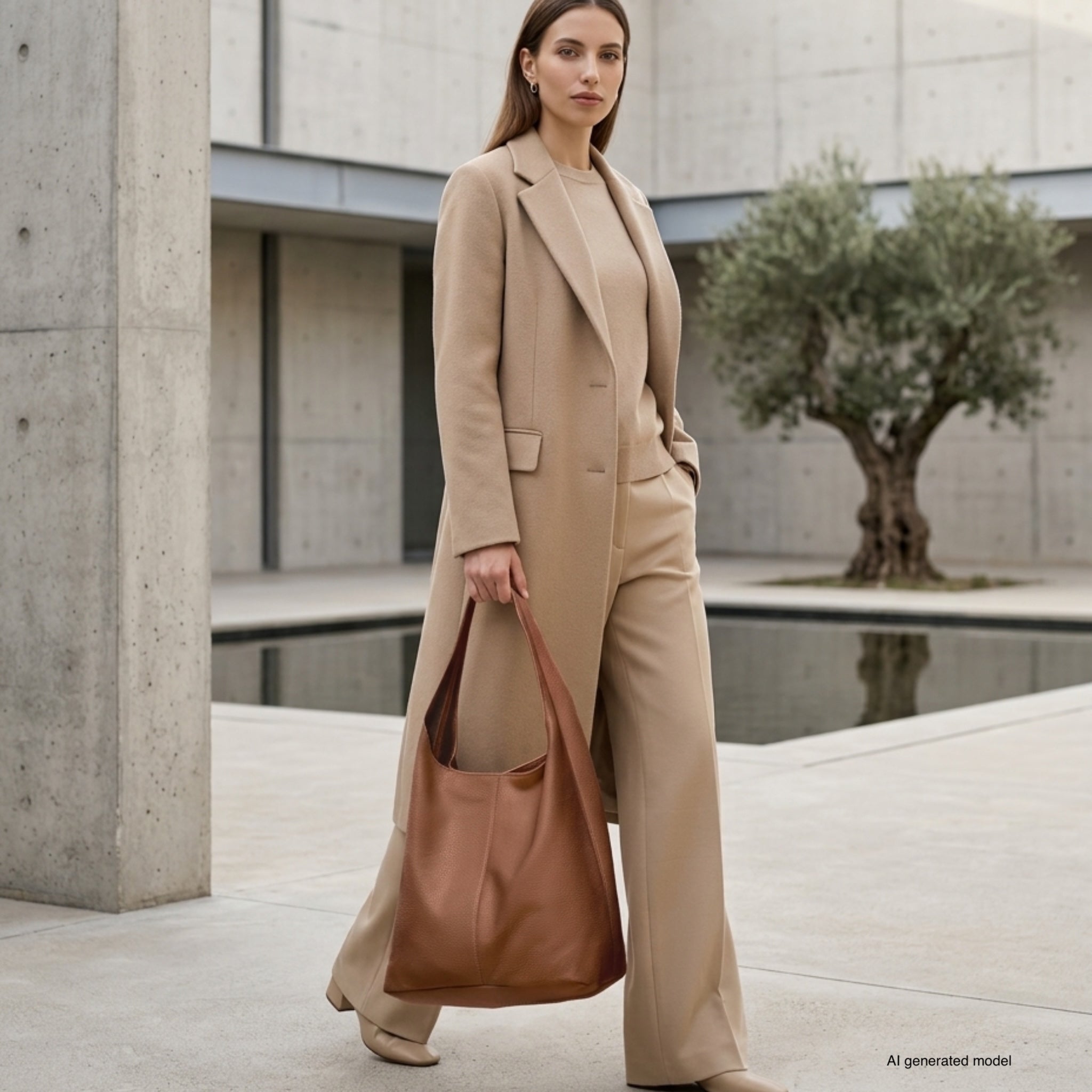 Italian Full-Grain Leather Hobo Bag | Siena