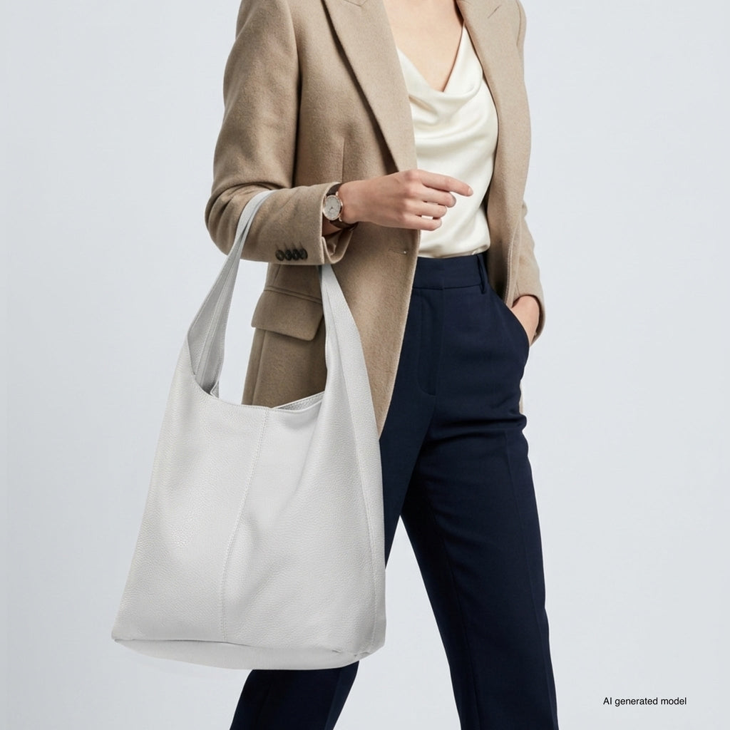 Italian Full-Grain Leather Hobo Bag | Siena
