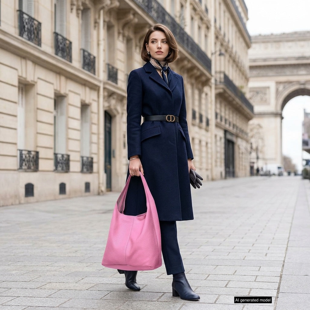 Italian Full-Grain Leather Hobo Bag | Siena