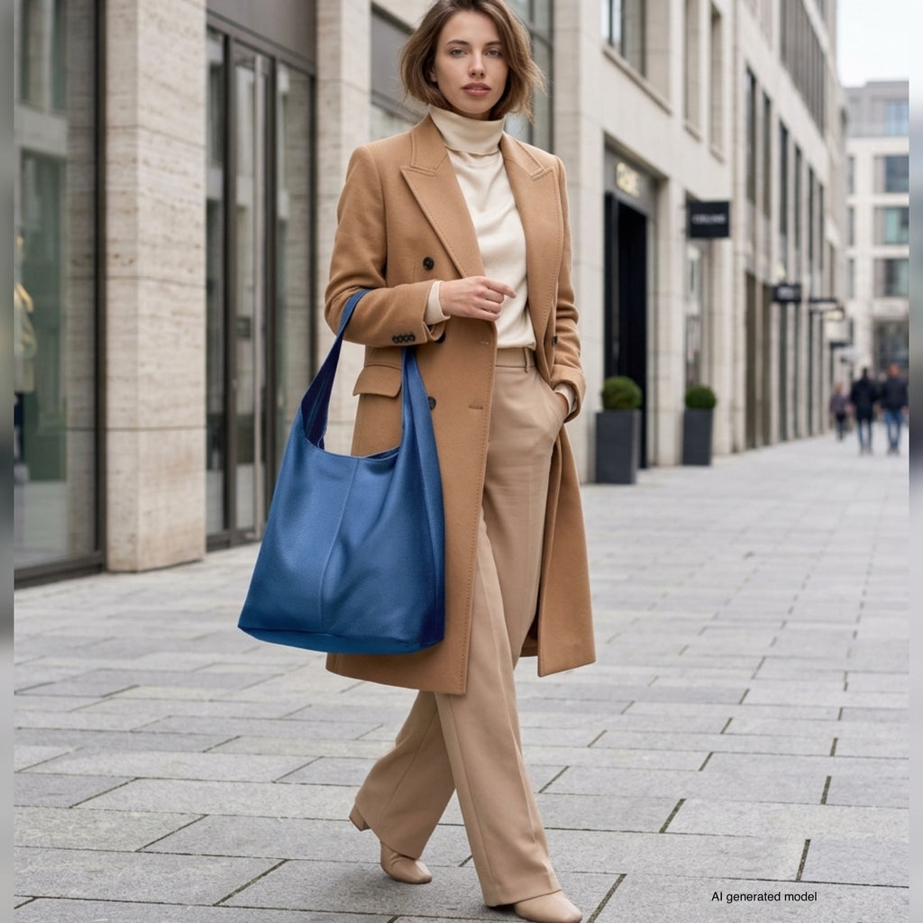 Italian Full-Grain Leather Hobo Bag | Siena