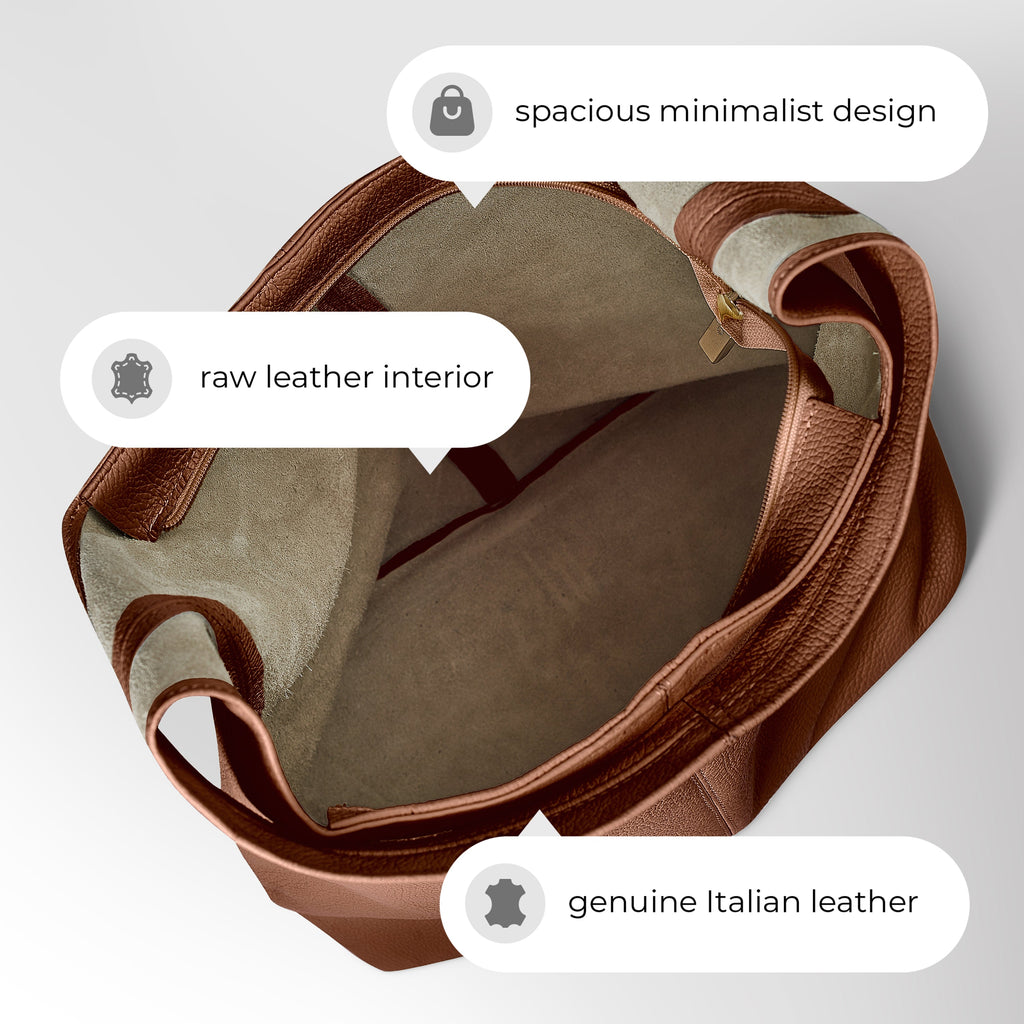 Italian Full-Grain Leather Hobo Bag | Siena