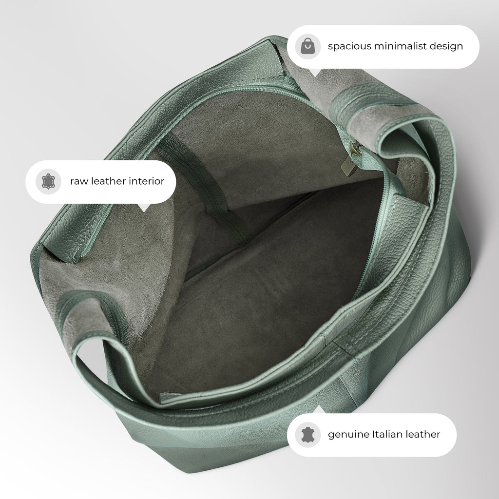 Italian Full-Grain Leather Hobo Bag | Siena