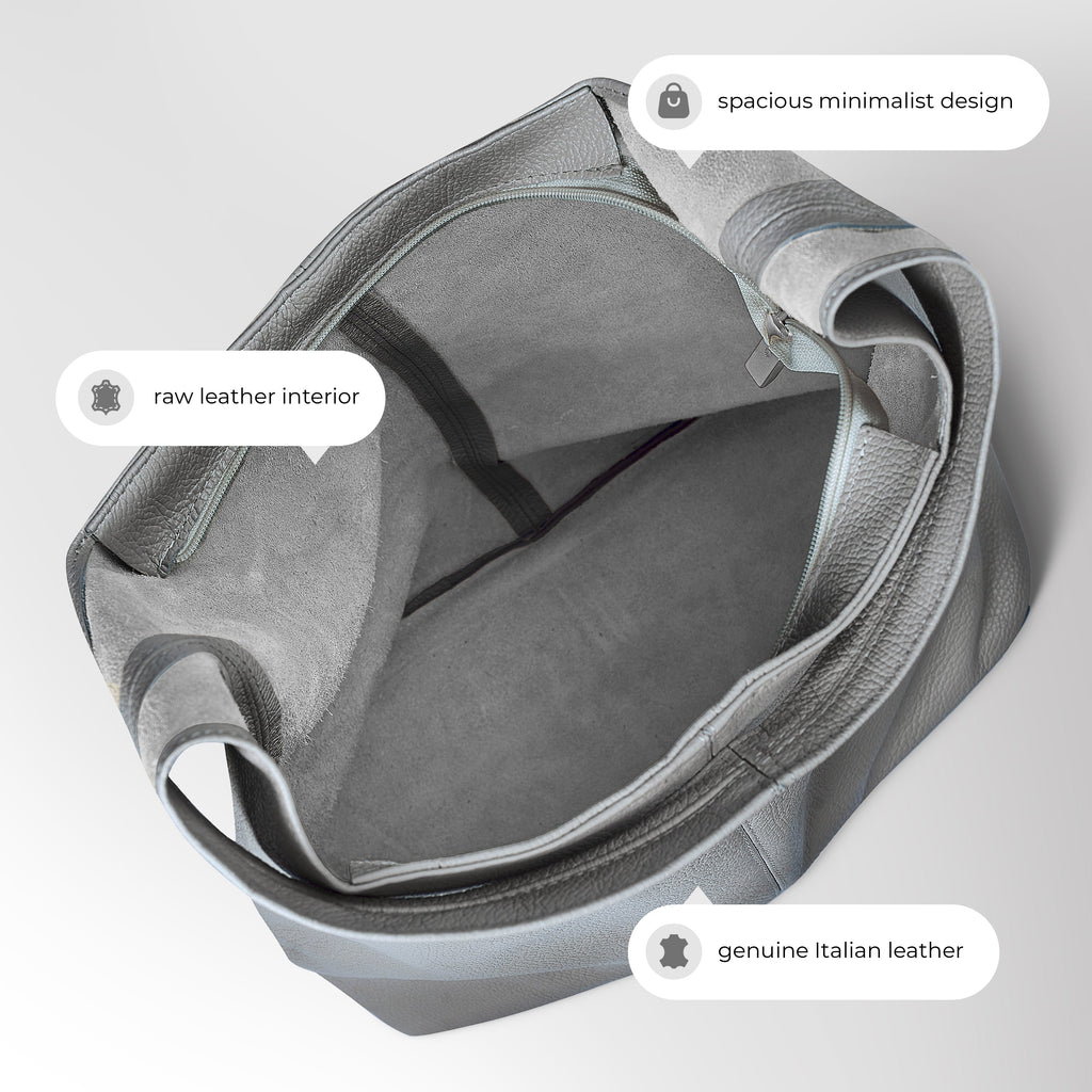 Italian Full-Grain Leather Hobo Bag | Siena