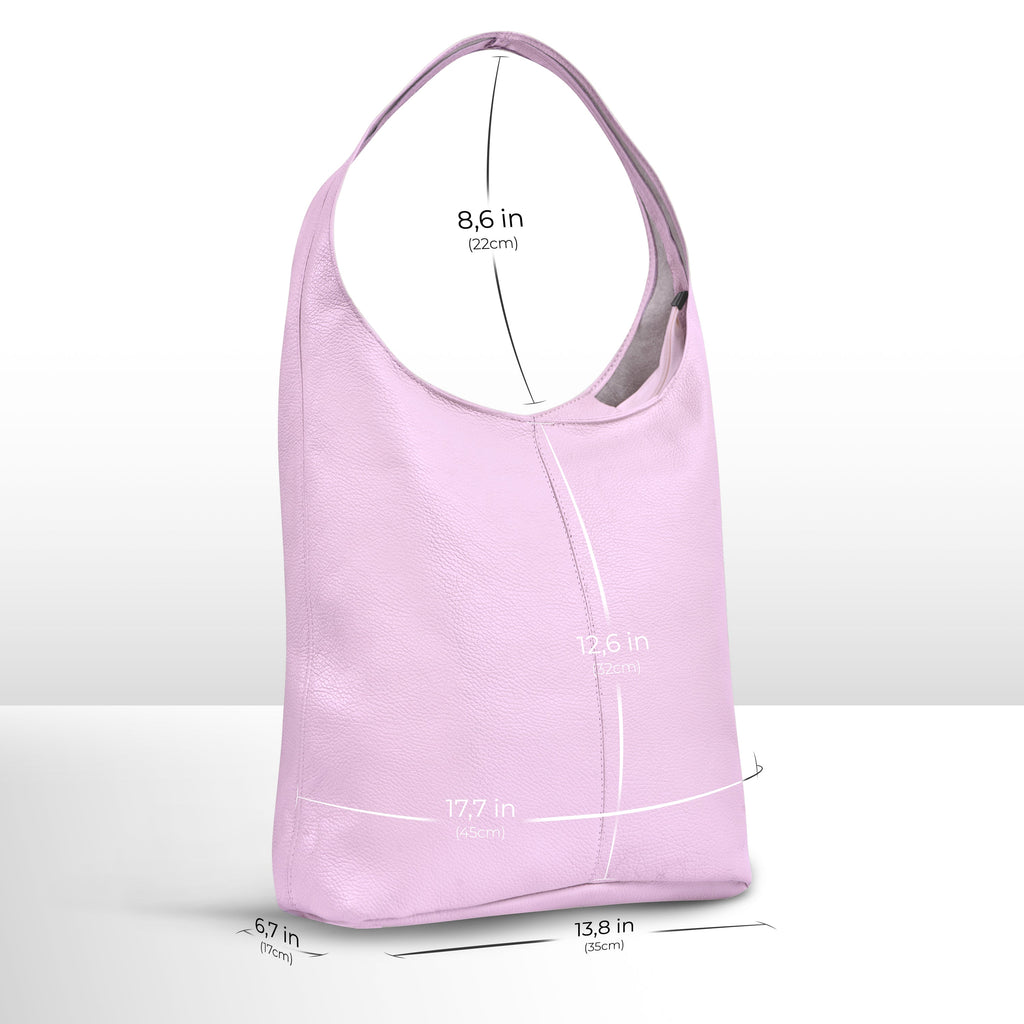 Italian Full-Grain Leather Hobo Bag | Siena