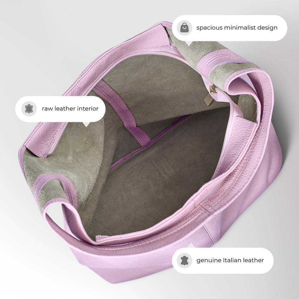 Italian Full-Grain Leather Hobo Bag | Siena