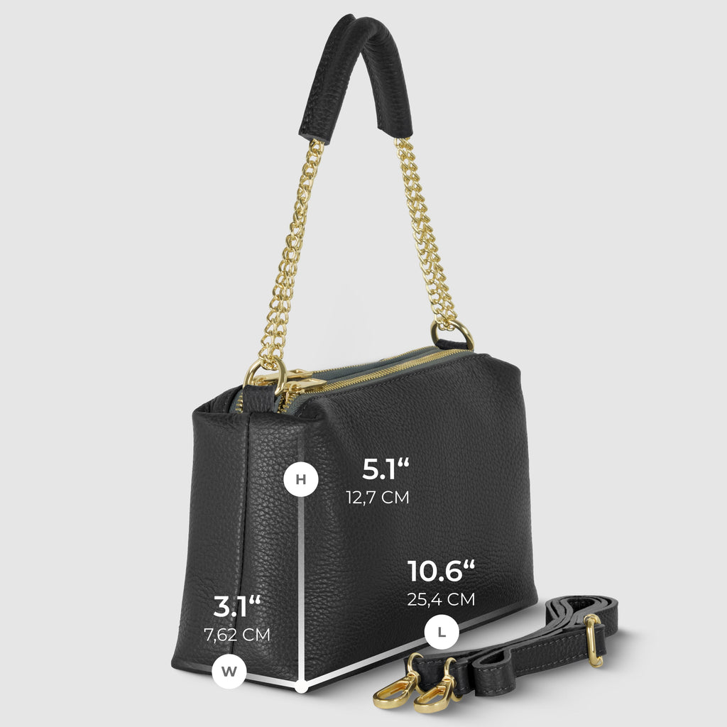 Italian Full-Grain Leather Crossbody Bag | Milano