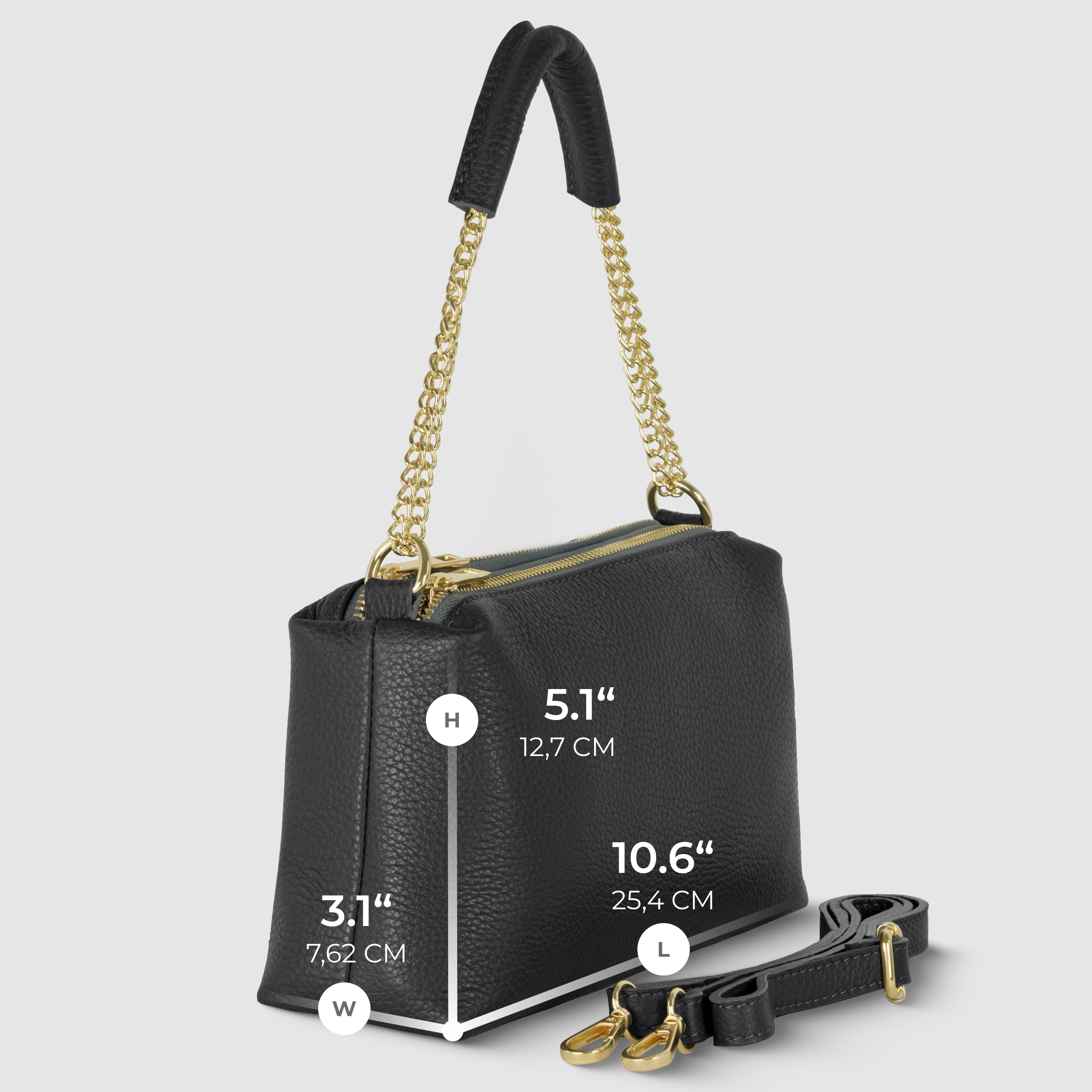 Italian Full-Grain Leather Crossbody Bag | Milano