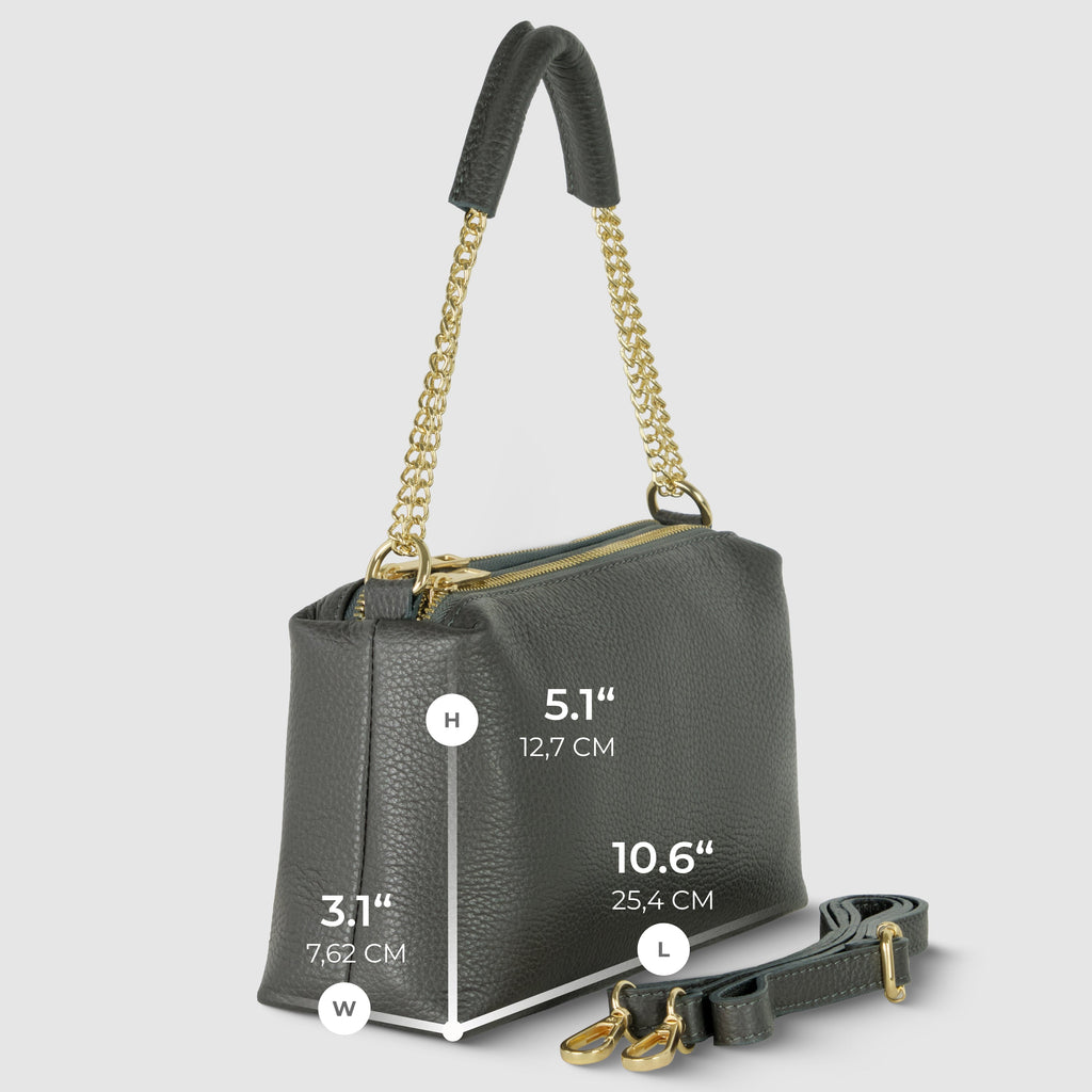 Italian Full-Grain Leather Crossbody Bag | Milano