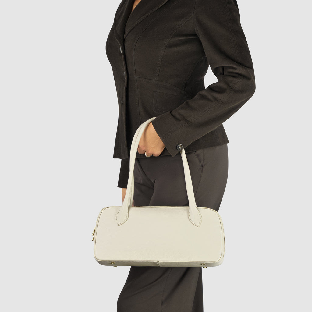Italian Full-Grain Leather Shoulder Bag | Lecco